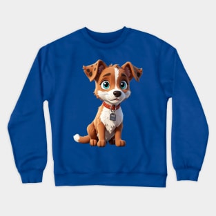 Animated Dog Crewneck Sweatshirt